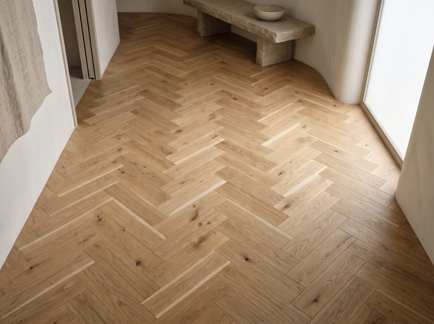 Illustrative interior — herringbone, Sap