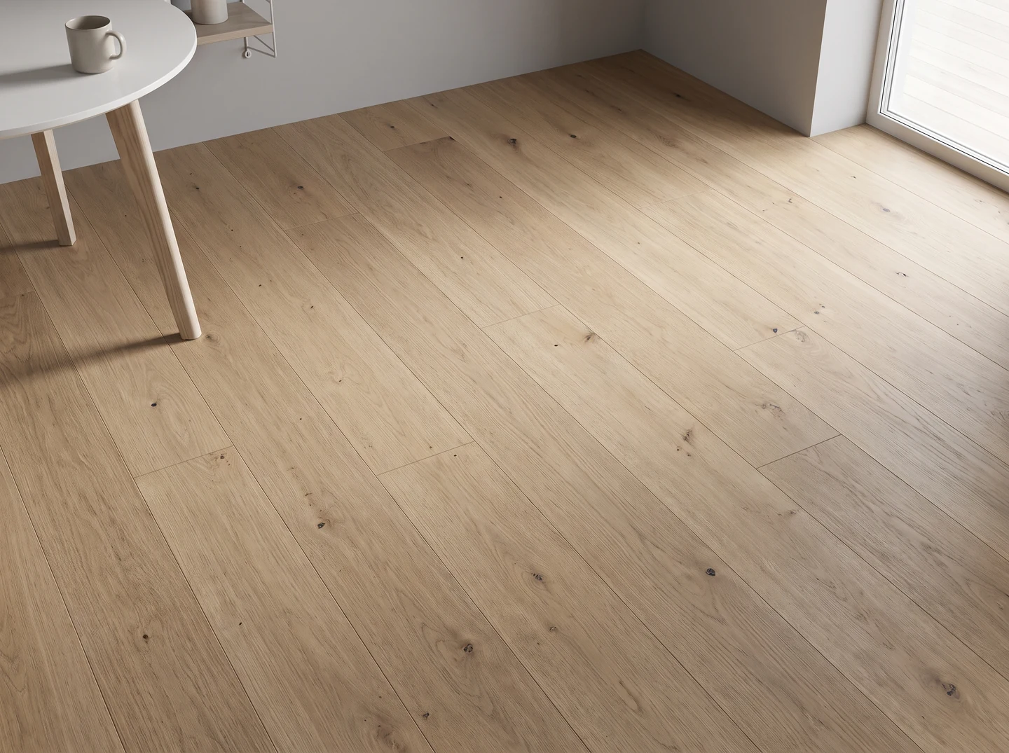 Illustrative interior — straight planks, Elegance